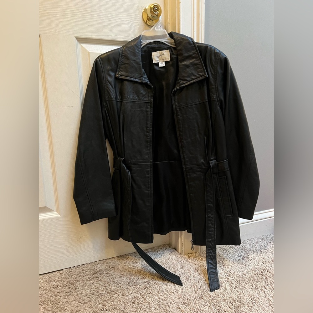 Jacqueline Ferrar genuine leather jacket